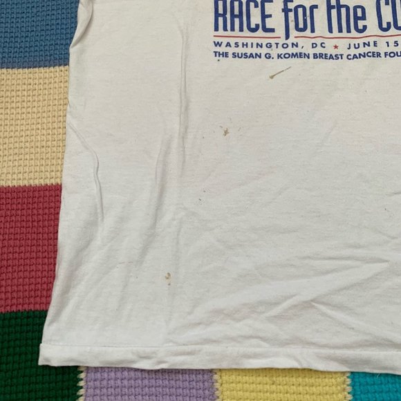 Vintage 1996 Washington DC Race Single Stitch Tee Running 90s American F… - Picture 13 of 16